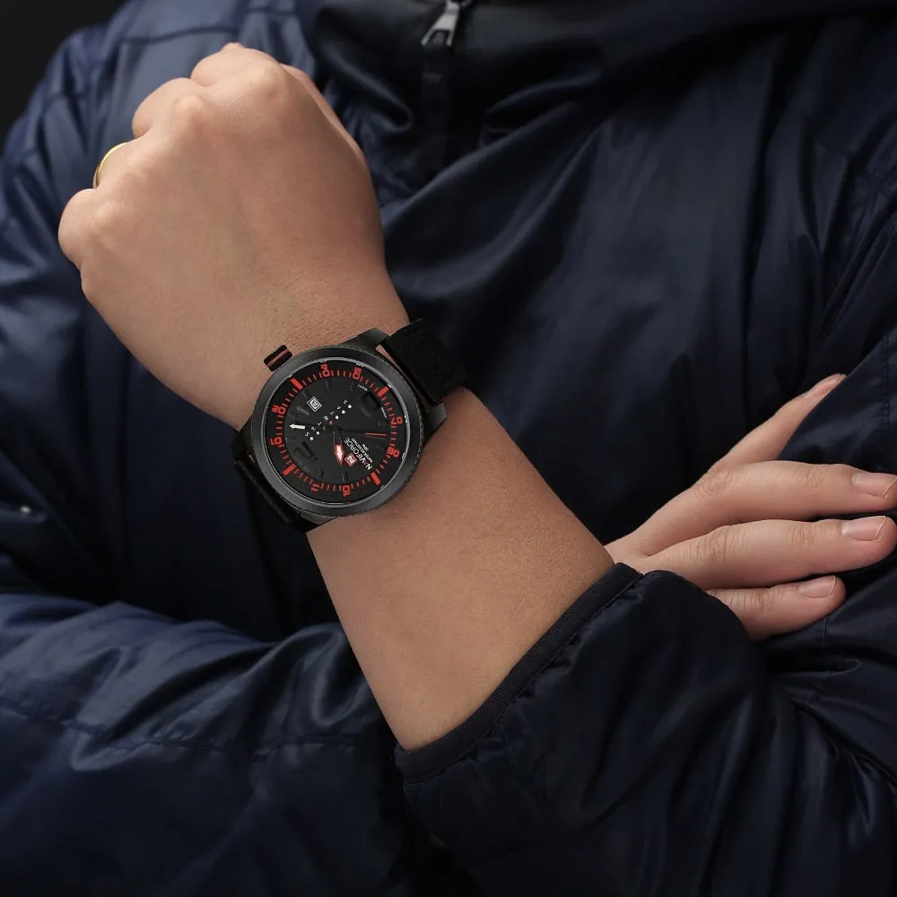 Luxury Date Quartz Watch Men Casual Military Sports Watches
