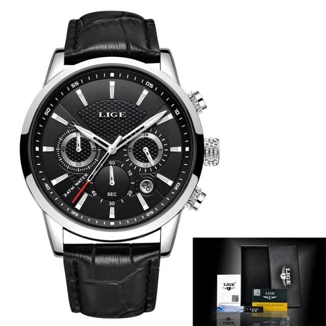Luxury  Waterproof Sport Wrist Watch Chronograph