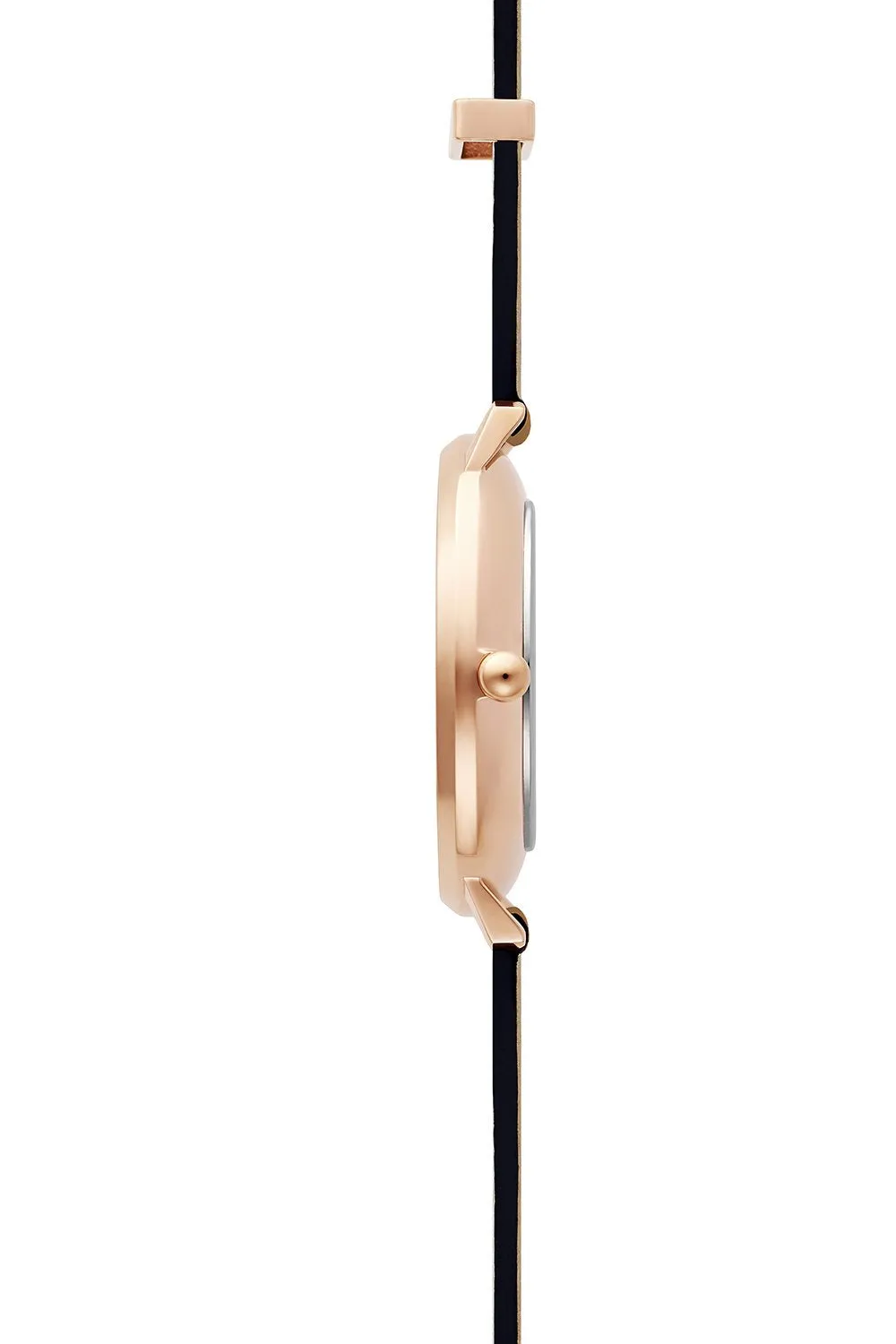 Major Rose Gold Tone Honey Strap Watch, 38mm