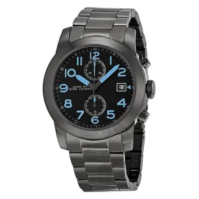 Marc By Marc Jacobs Larry Chronograph Dark Grey Dial Gunmetal Ion-plated Men's Watch MBM5031