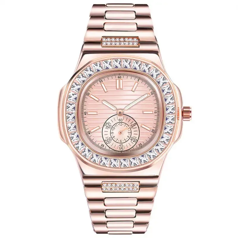 Men Big Famous Brand Watches Students Hip Hop Diamond Fashion