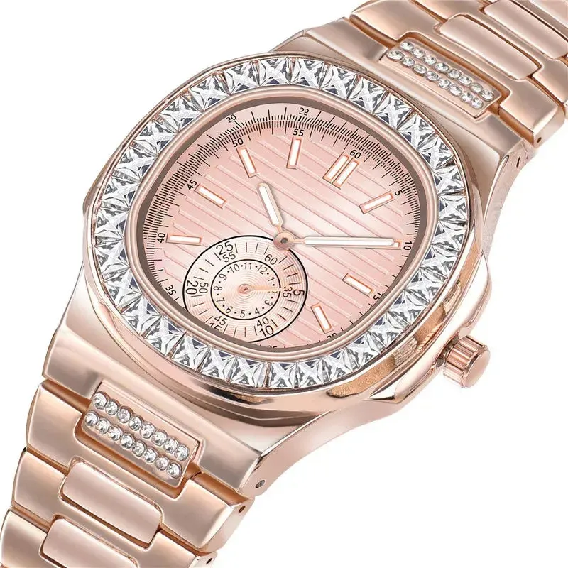 Men Big Famous Brand Watches Students Hip Hop Diamond Fashion