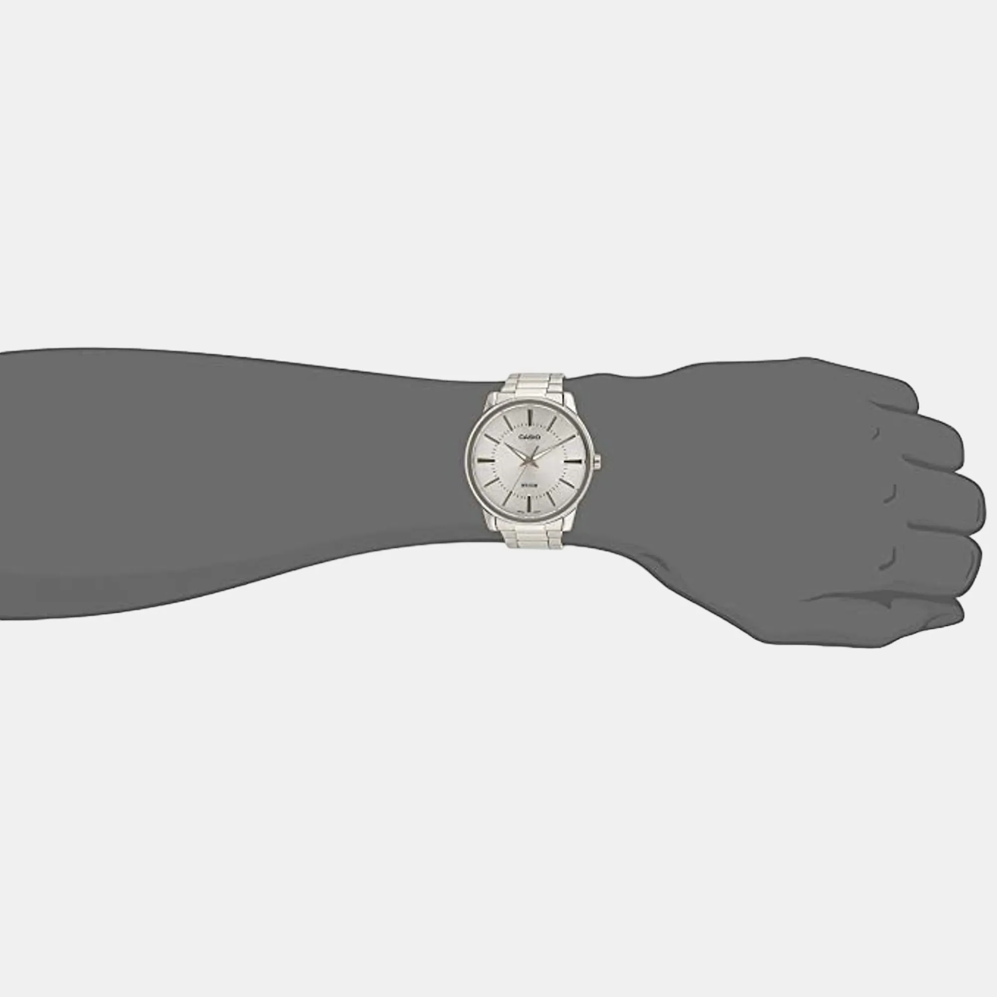 Men's Analog Stainless Steel Watch A494 - MTP-1303D-7AVDF