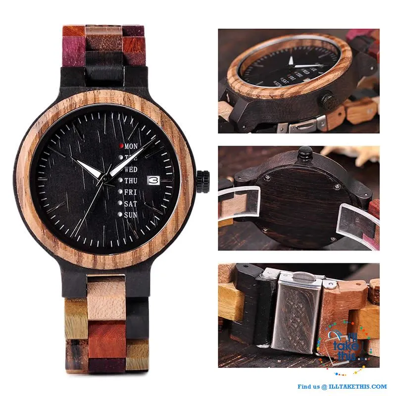 Men's and Women's Couples Wooden Watches - Ideal His and Hers gift idea
