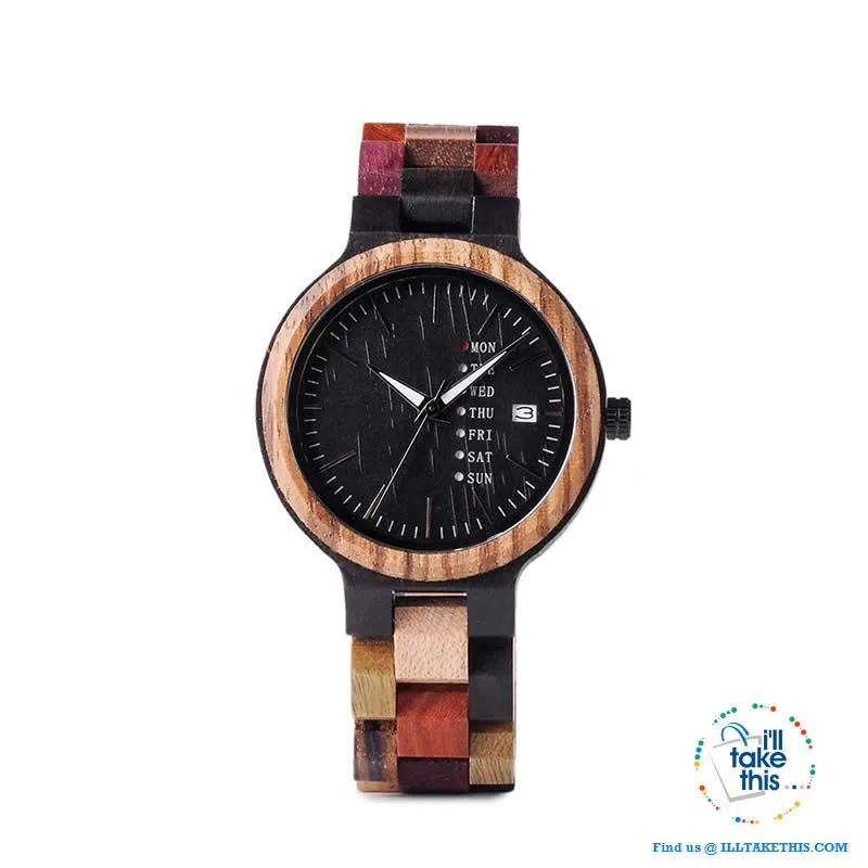 Men's and Women's Couples Wooden Watches - Ideal His and Hers gift idea