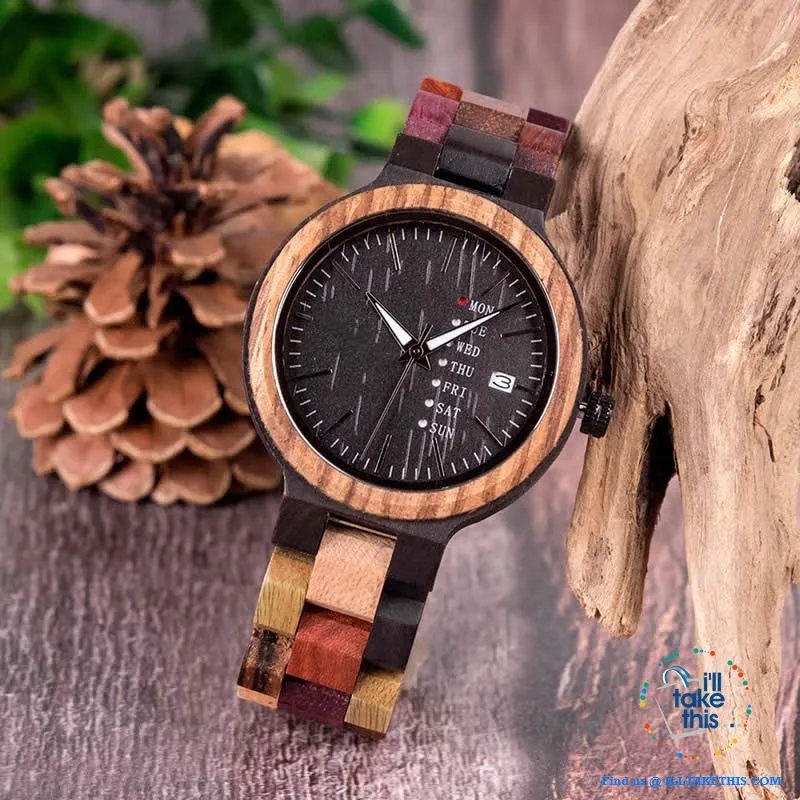 Men's and Women's Couples Wooden Watches - Ideal His and Hers gift idea