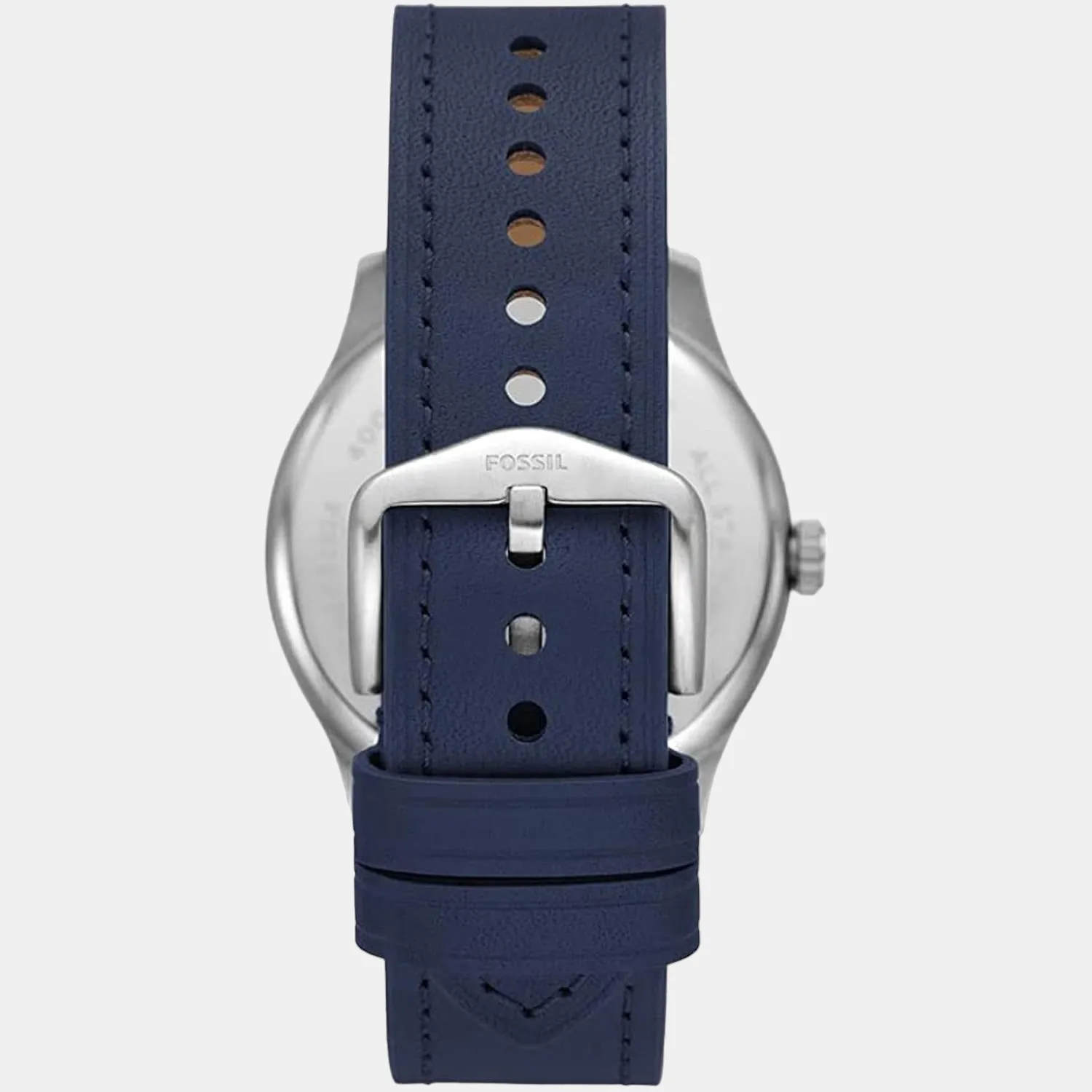Men's Blue Analog Leather Watch FS5924