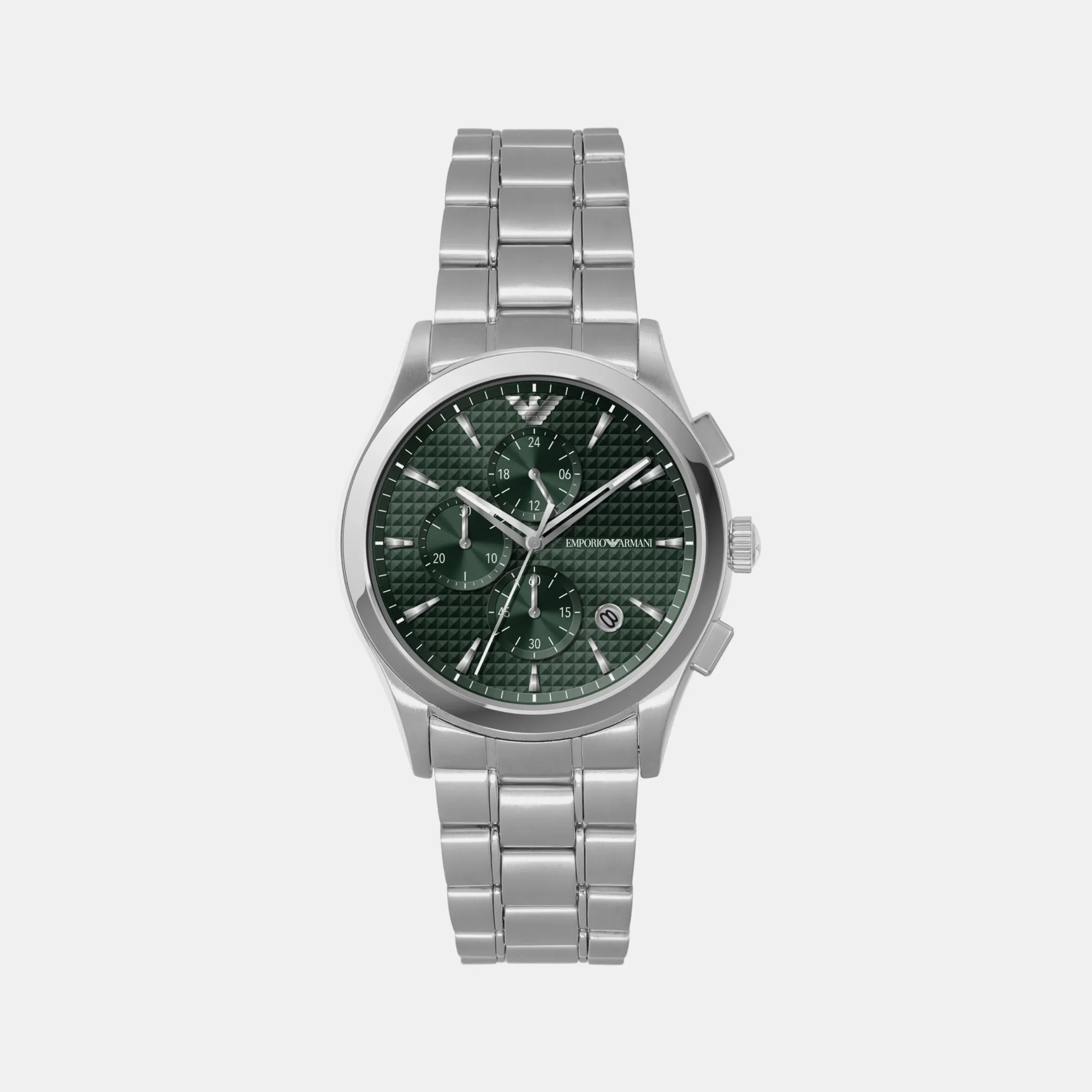 Men's Green Chronograph Stainless Steel Watch AR11529