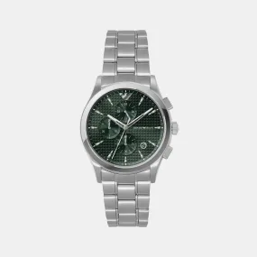 Men's Green Chronograph Stainless Steel Watch AR11529