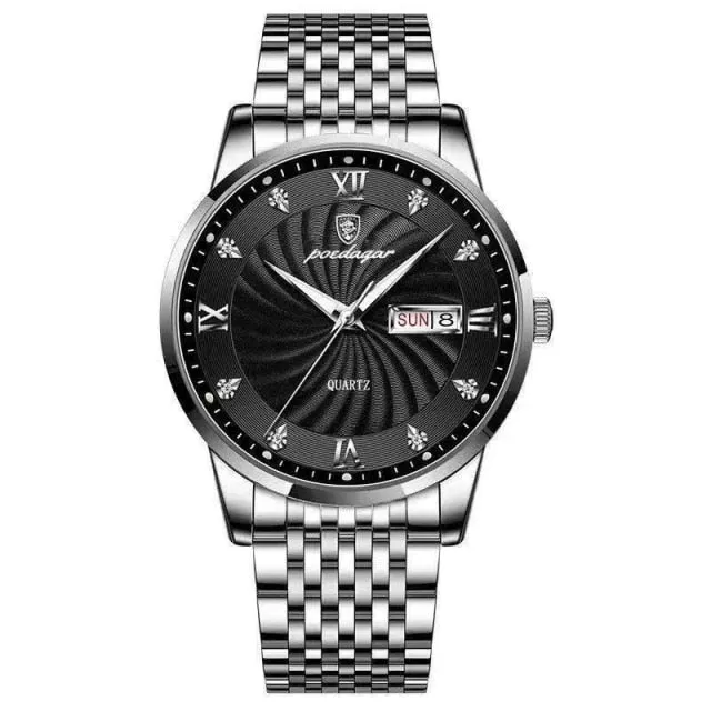 Men`s Luminous Waterproof Watch Quartz Business Wristwatch