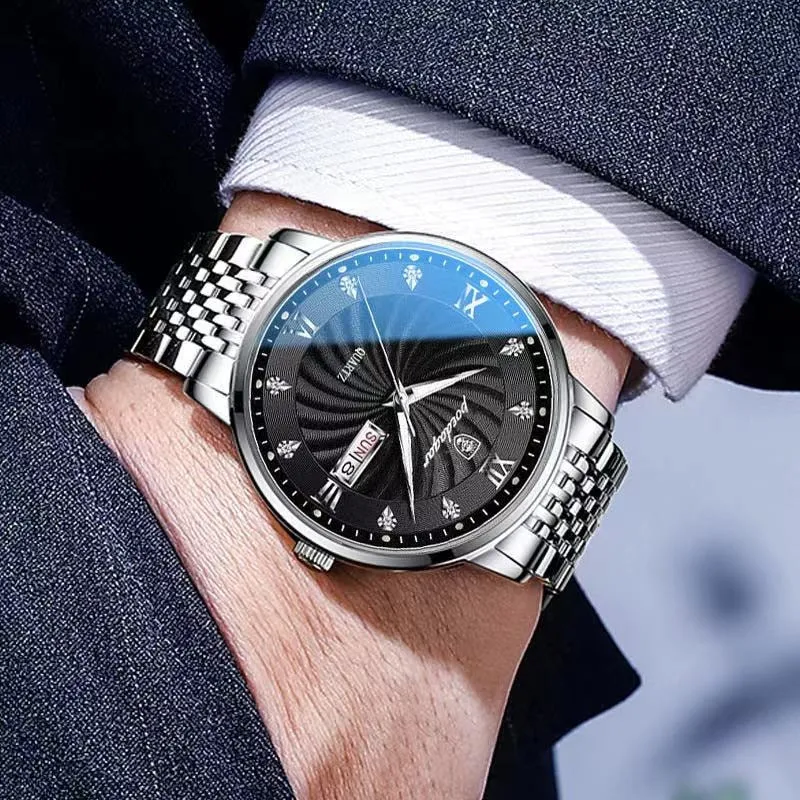 Men`s Luminous Waterproof Watch Quartz Business Wristwatch