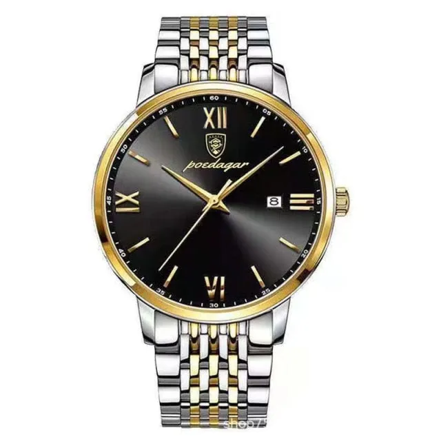 Men`s Luminous Waterproof Watch Quartz Business Wristwatch