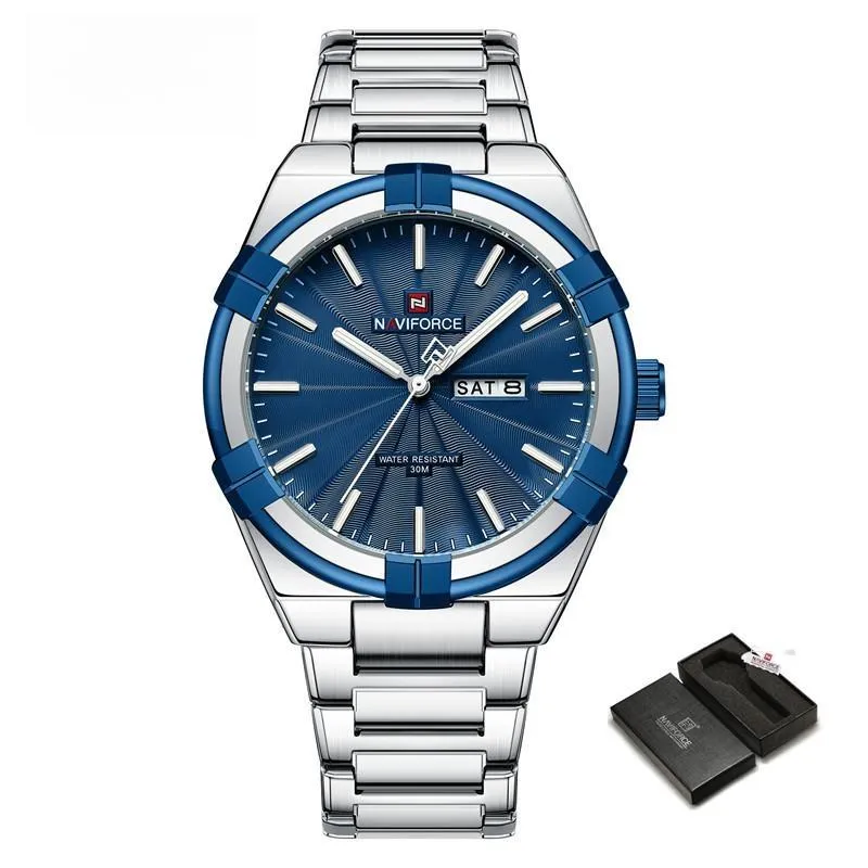 Men's Sports Watches Simple Business Design Waterproof Quartz Wristwatch