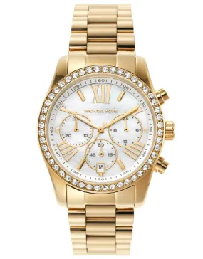 Michael Kors - Lexington Lux Chronograph Gold-Tone Stainless Steel Watch - MK7241 - 787973