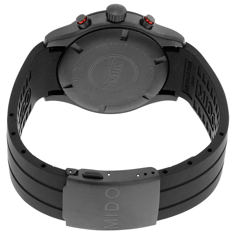 Mido Multifort Chronograph Black Dial Men's Watch M0054173705120