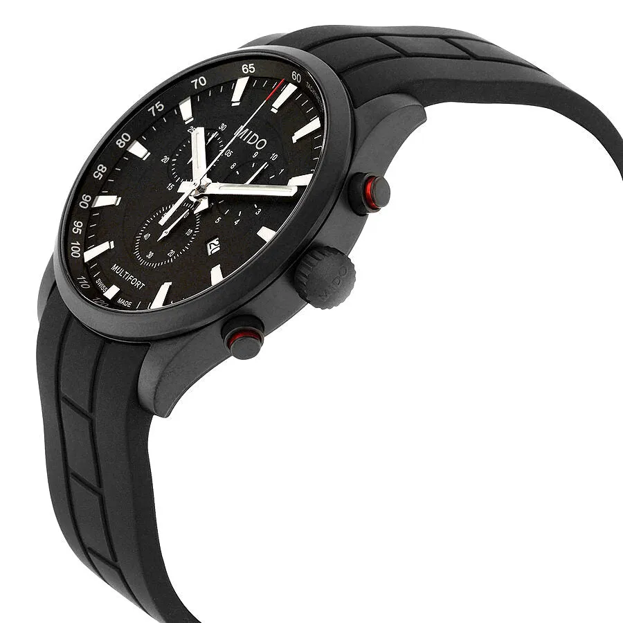 Mido Multifort Chronograph Black Dial Men's Watch M0054173705120