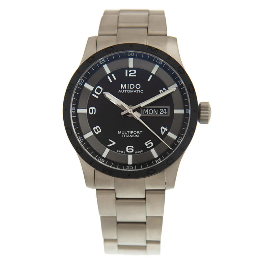 Mido MULTIFORT SERIES Black Dial Unisex Watch M0184304405200