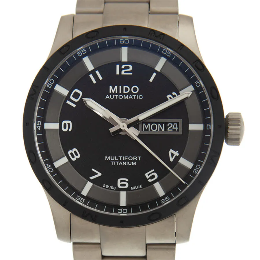 Mido MULTIFORT SERIES Black Dial Unisex Watch M0184304405200