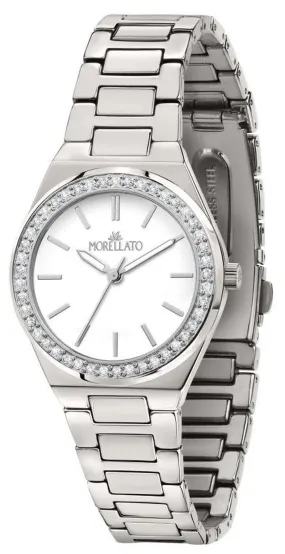 Morellato Ego White Dial Stainless Steel Quartz R0153164503 Mens Watch