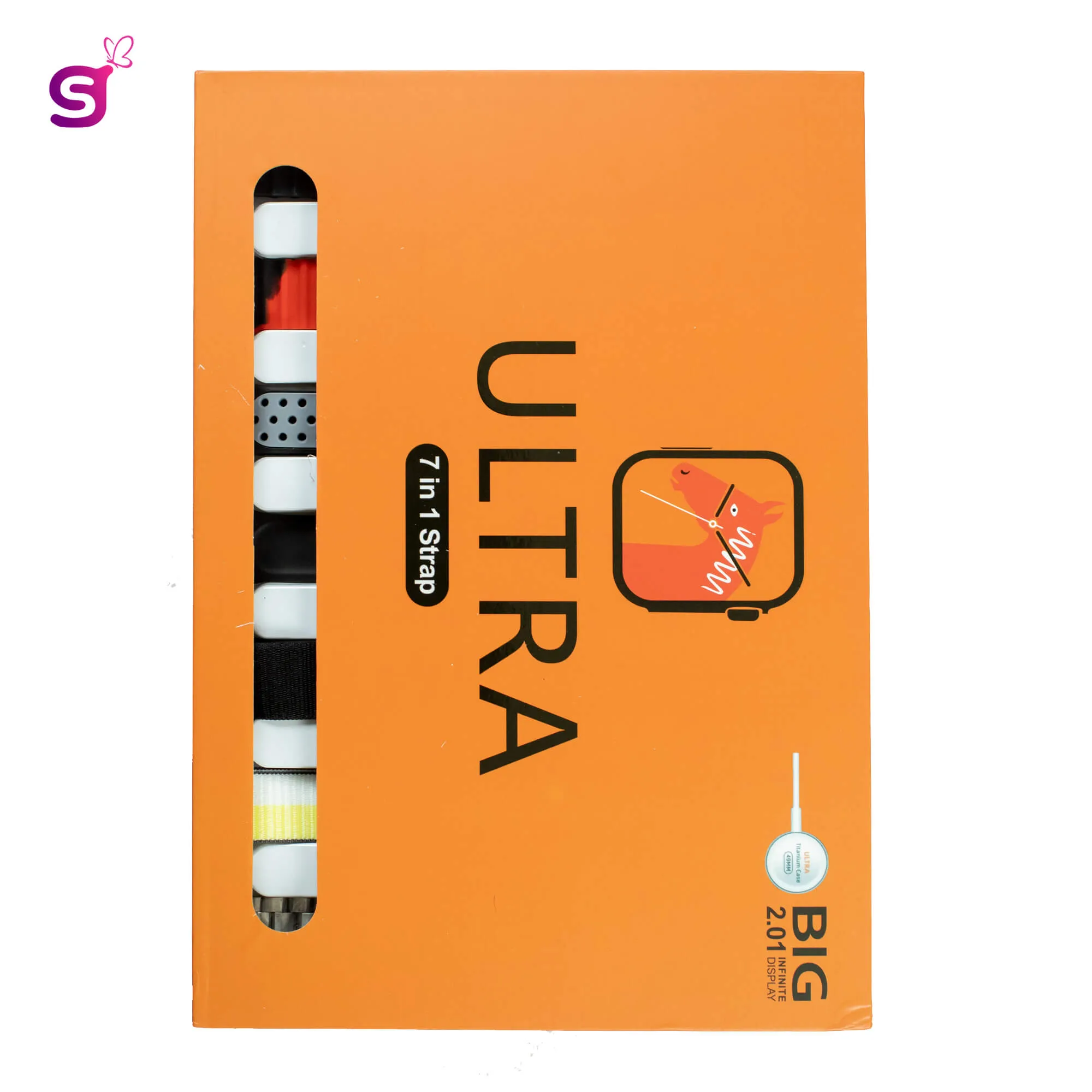 Multi-style 7 In 1 Smartwatch Straps New Slim Silicone Magnetic Wireless Charging Water Resistant