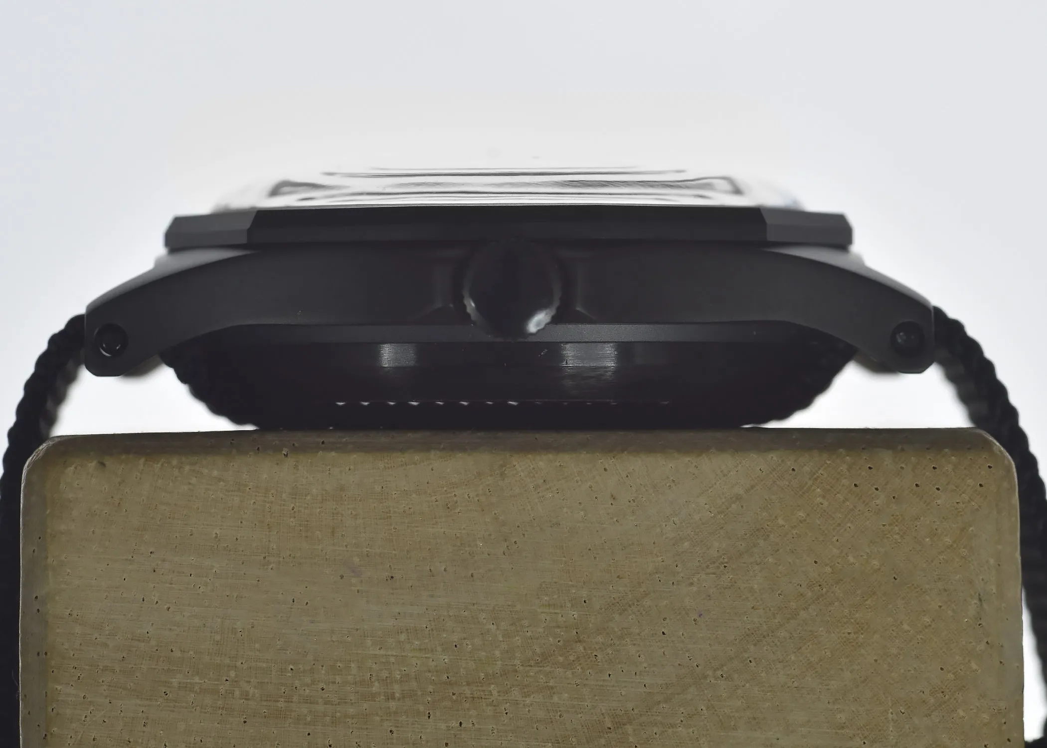 MWC G10 - Remake of the 1982 to 1999 Series Watch in Black PVD Steel with Plexilass Crystal and Battery Hatch