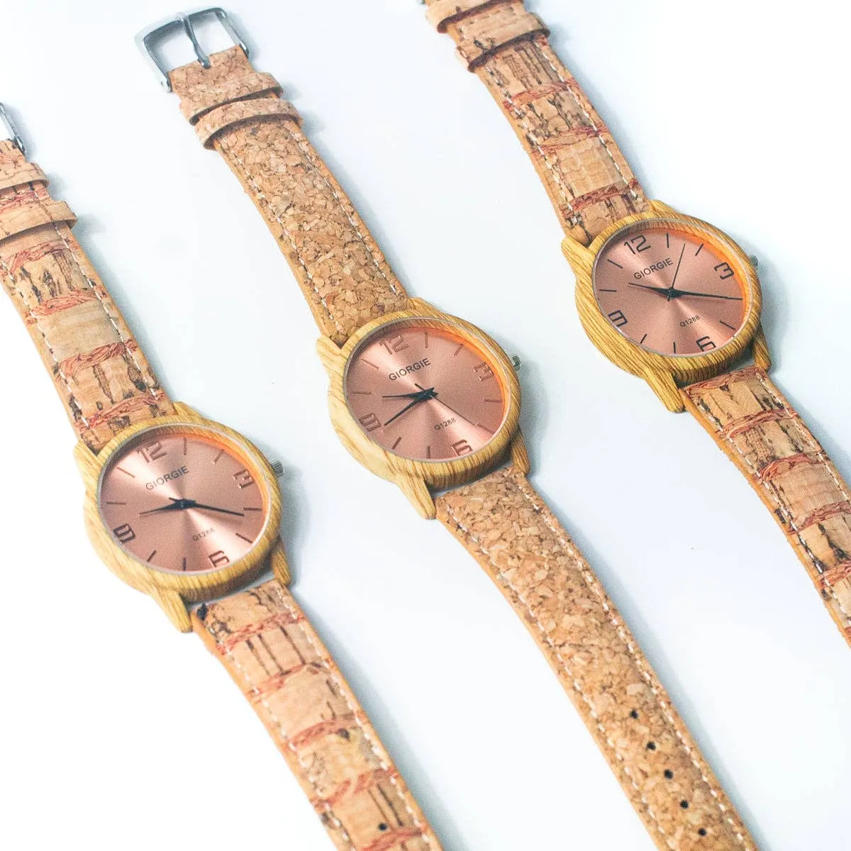 Natural Cork watch ladies fashion Watch WA-442（WITHOUT BOX）