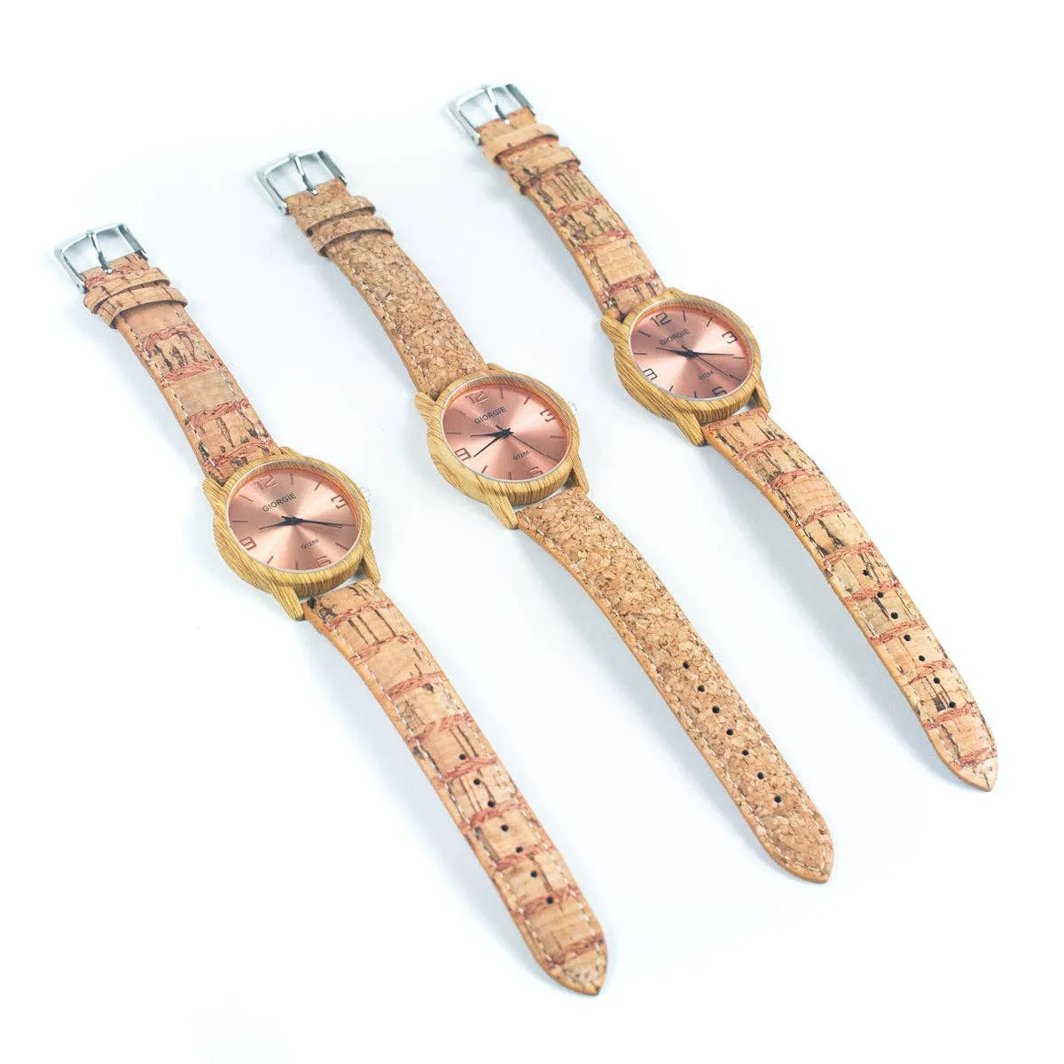 Natural Cork watch ladies fashion Watch WA-442（WITHOUT BOX）