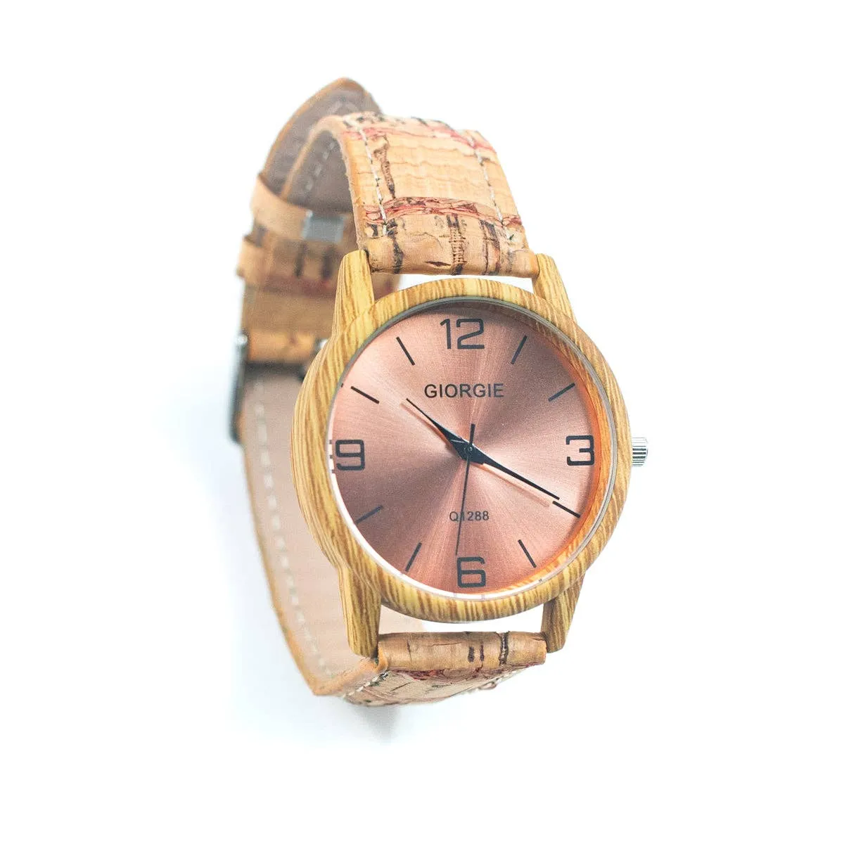 Natural Cork watch ladies fashion Watch WA-442（WITHOUT BOX）