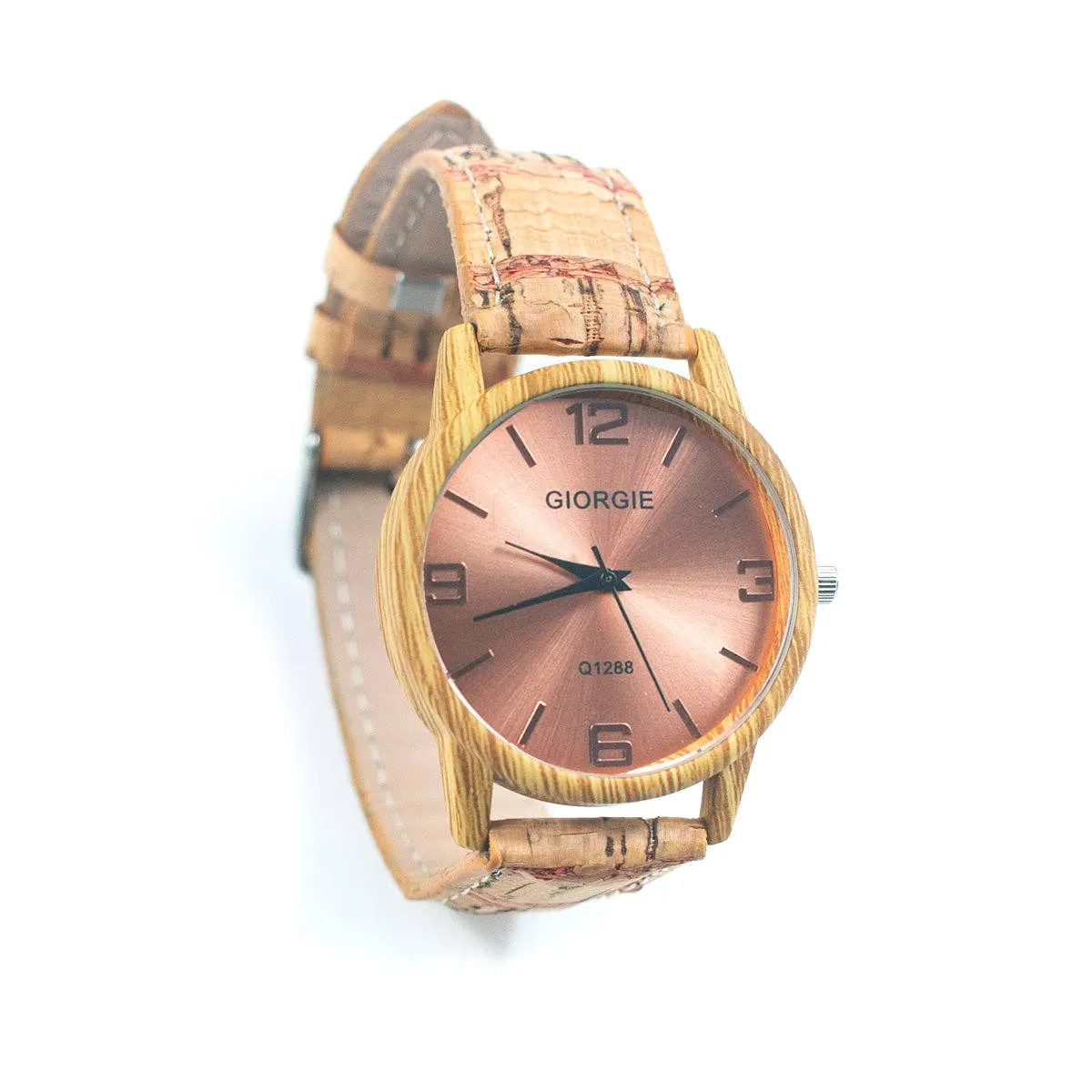 Natural Cork watch ladies fashion Watch WA-442（WITHOUT BOX）