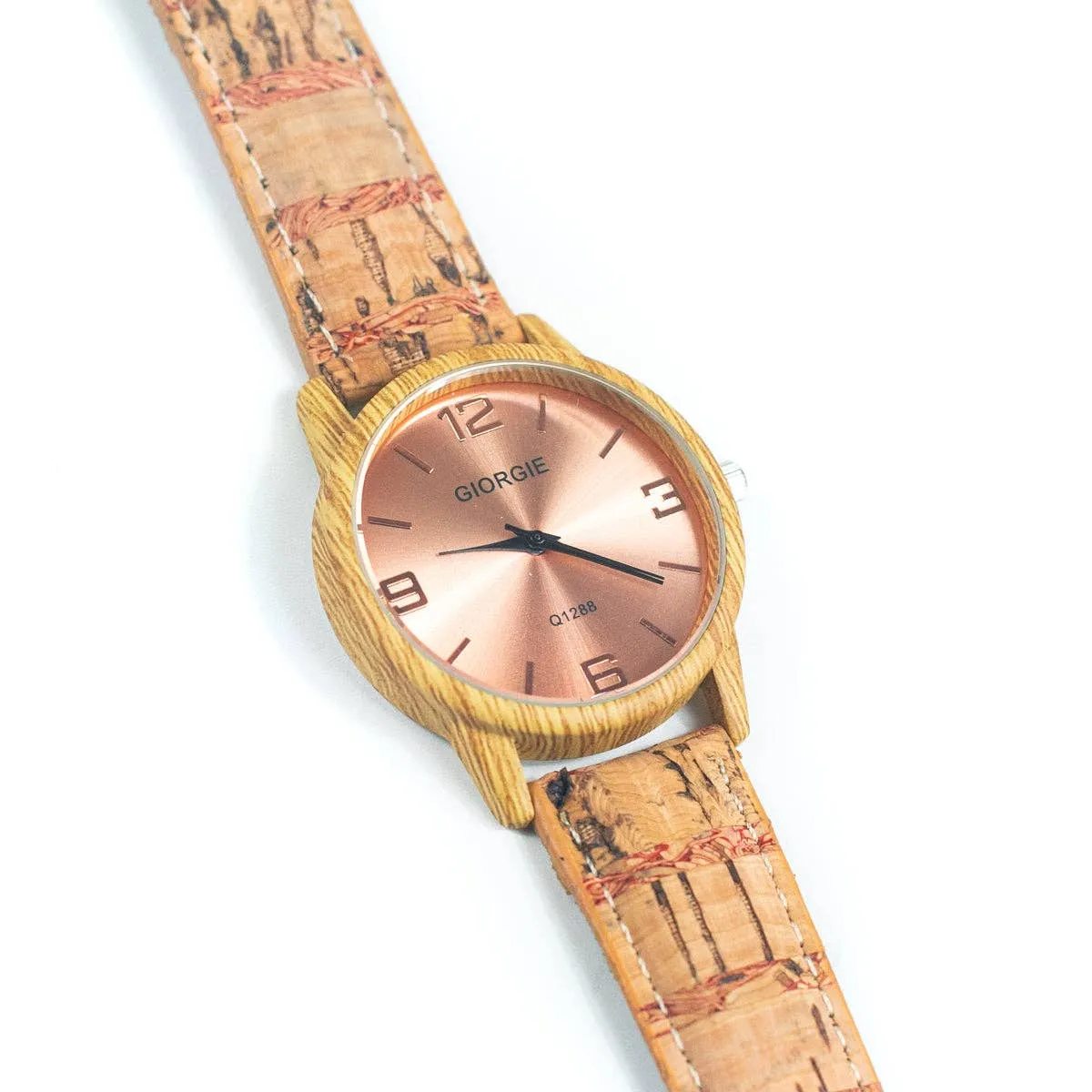 Natural Cork watch ladies fashion Watch WA-442（WITHOUT BOX）