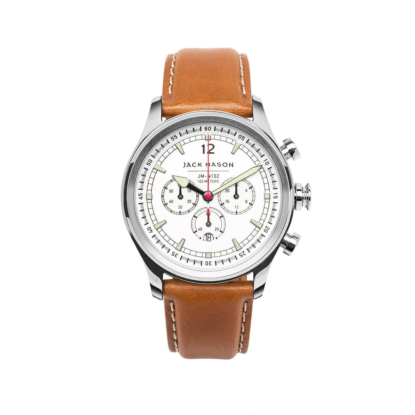 Nautical Chronograph 42mm (White Tan)