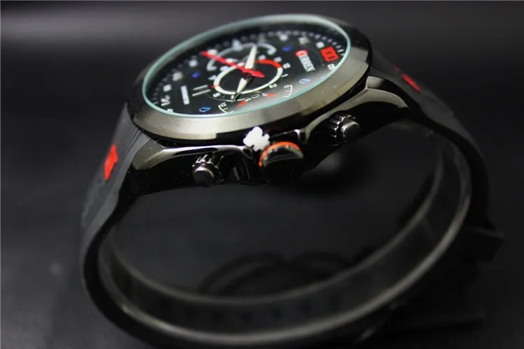 New Famous CURREN Brand Rubber Fashion Quartz Men Casual Watch Calendar Date Work 30M Waterproof Wristwatch