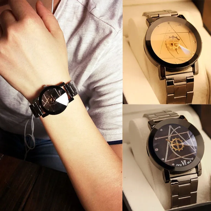 New Luxury Fashion Stainless Steel Watch for Man and Woman