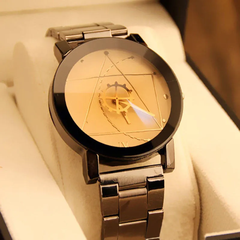 New Luxury Fashion Stainless Steel Watch for Man and Woman