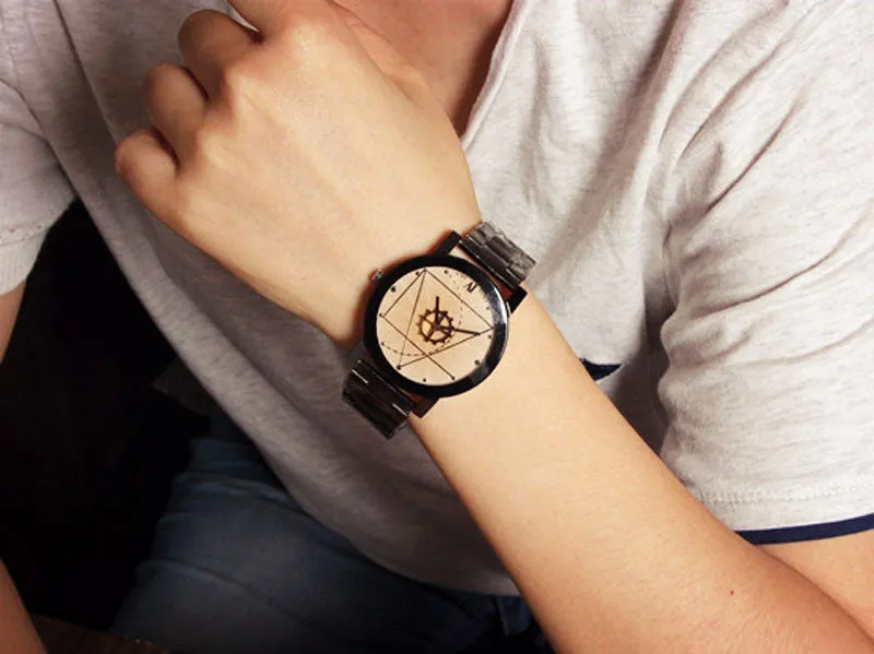New Luxury Fashion Stainless Steel Watch for Man and Woman