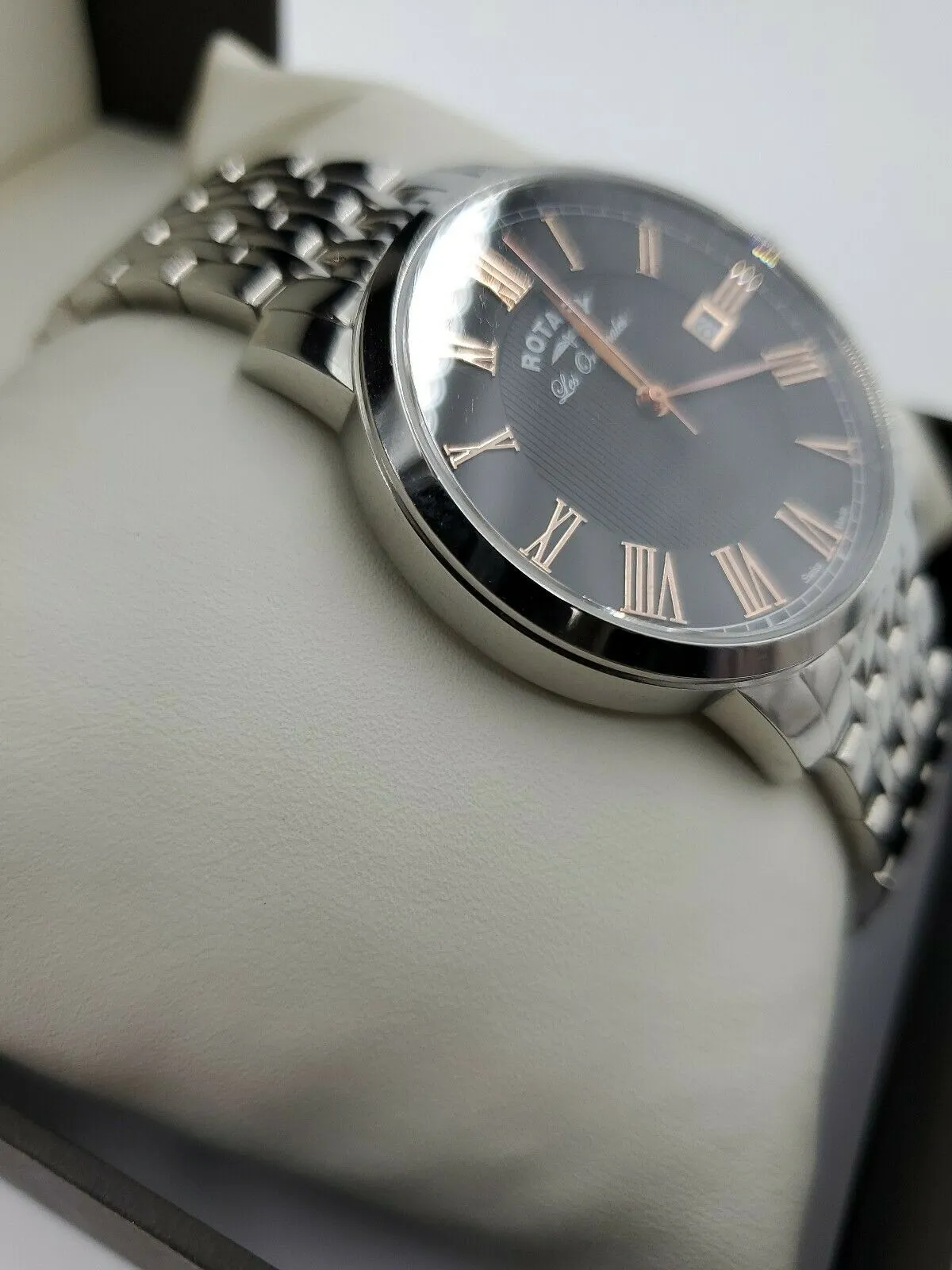 New Mens Rotary GB90075 Swiss Quartz Watch