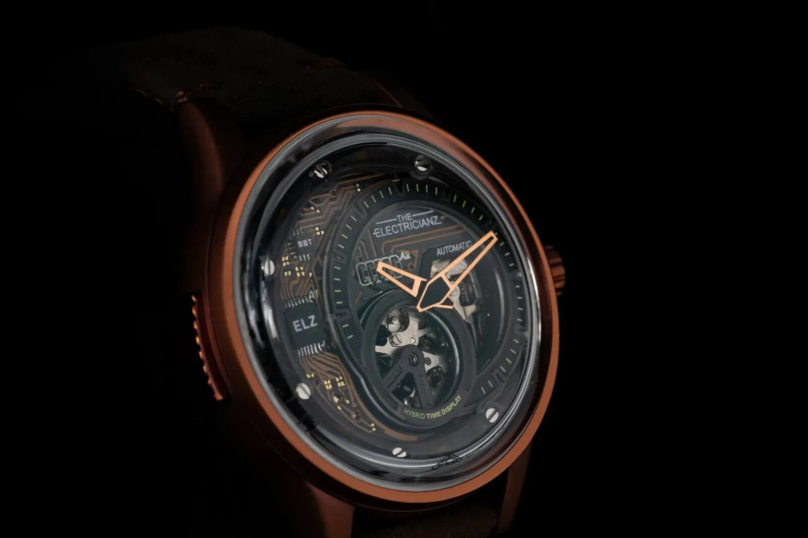 New The Electricianz Hybrid Automatic E-CIRCUIT BRONZE Watch