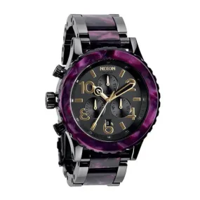 Nixon 42-20 Chronograph Gunmetal Velvet Unisex Watch Women's Watch A037-1345