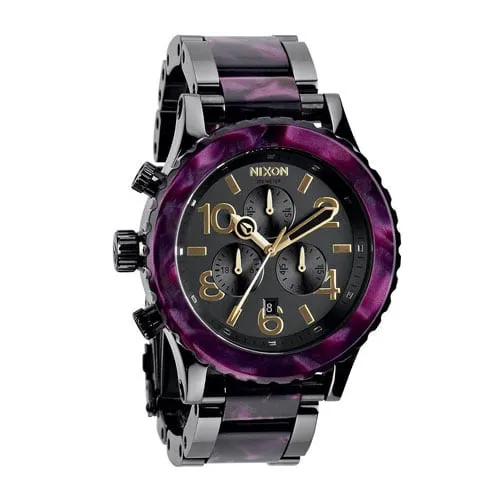 Nixon 42-20 Chronograph Gunmetal Velvet Unisex Watch Women's Watch A037-1345