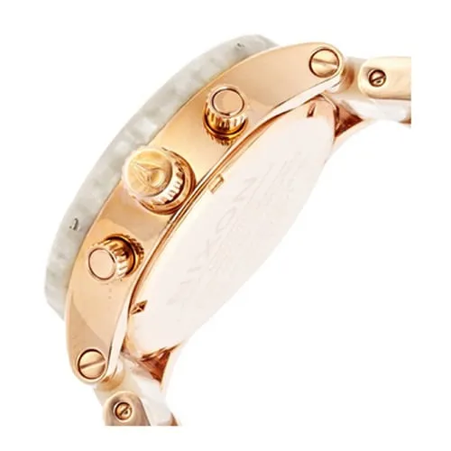 Nixon 42-20 Chronograph Rose Gold & White Unisex Watch Unisex Watch A037-1046