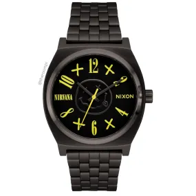 Nixon x Nirvana "Time Teller" Watch in Black
