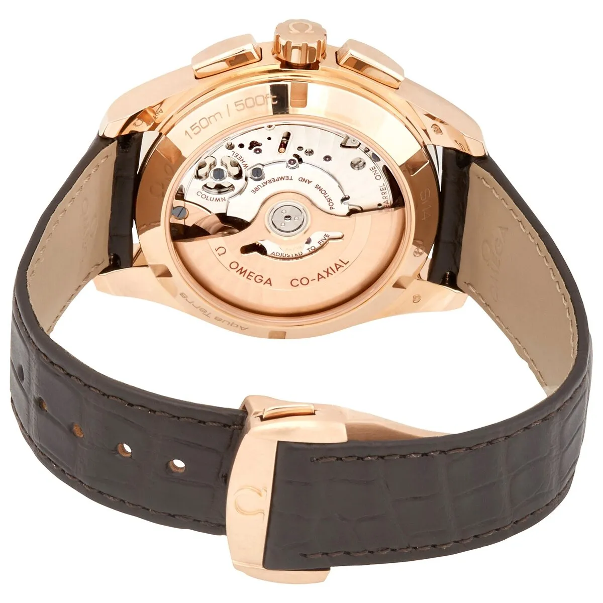 Omega Seamaster Aqua Terra 18kt Rose Gold Automatic Chronograph GMT Men's Watch 231.53.43.52.06.001