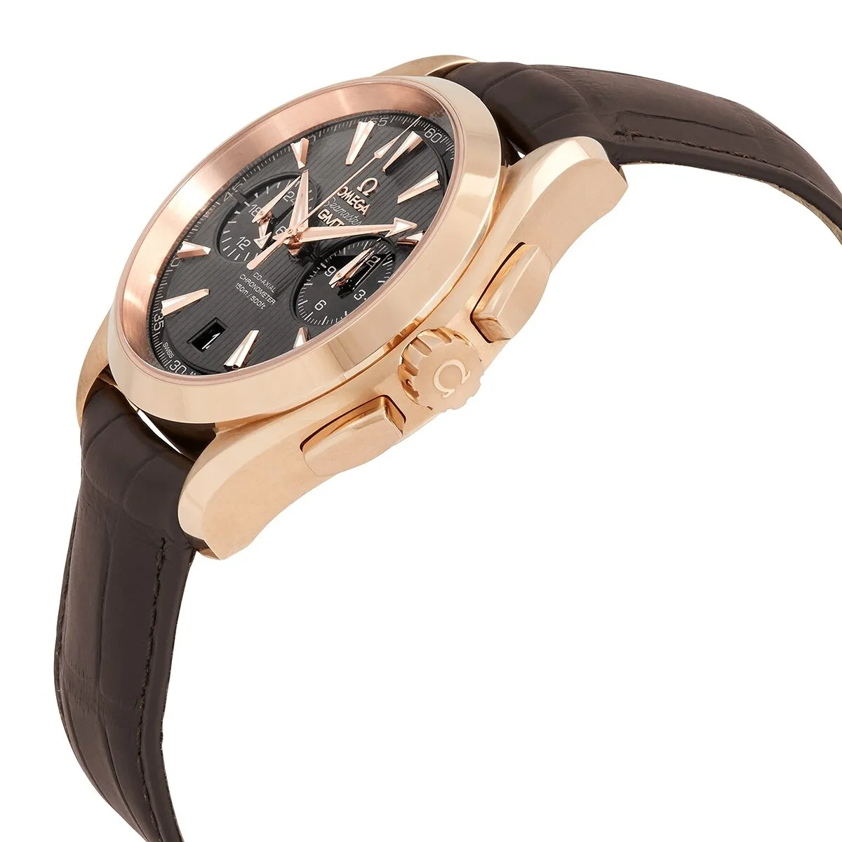 Omega Seamaster Aqua Terra 18kt Rose Gold Automatic Chronograph GMT Men's Watch 231.53.43.52.06.001