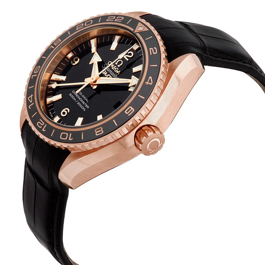 Omega Seamaster Planet Ocean 18kt Rose Gold GMT Automatic Men's Watch 232.63.44.22.01.001
