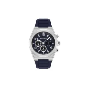 Police Salkantay Stainless Steel Rubber Watch PEWJQ2226701