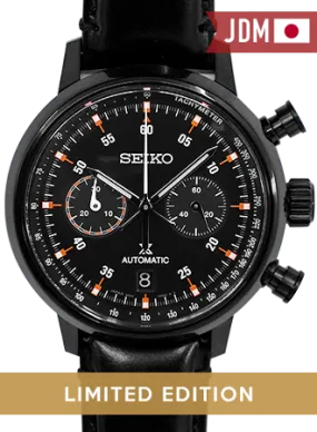 Prospex Speedtimer Chronograph Mechanical Full-Black - Ltd Ed 600pcs Ref. SBEC019