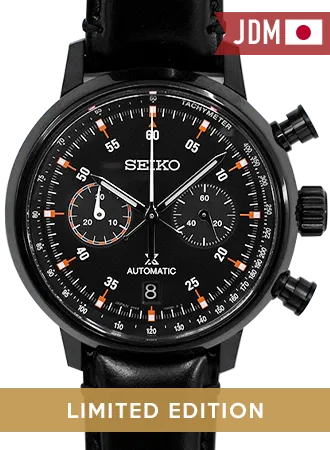 Prospex Speedtimer Chronograph Mechanical Full-Black - Ltd Ed 600pcs Ref. SBEC019