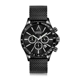 "NICOSIA" MEN`S MESH BAND CHRONOGRAPH WATCH