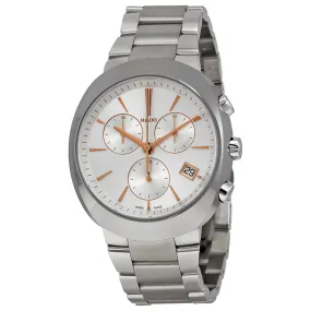 Rado D Star Chronograph Off White Dial Stainless Steel Men's Watch R15937113