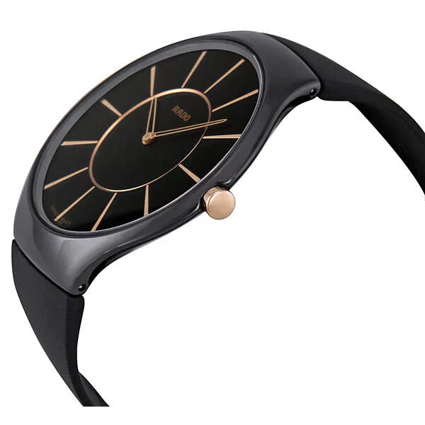 Rado True Thinline Black Ceramic Unisex Watch R27741159